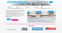 Desktop Screenshot of cityexpeditor.com